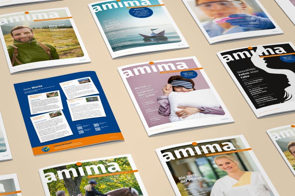 employee magazine "amima" from AMEOS
