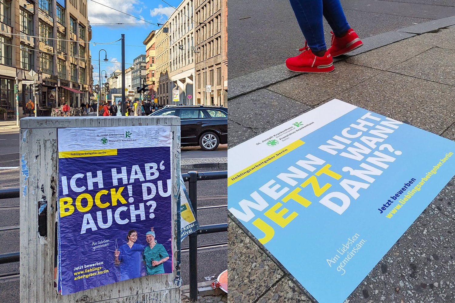 Recruiting campaign care SJK in Berlin